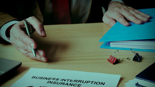 business interruption insurance paperwork