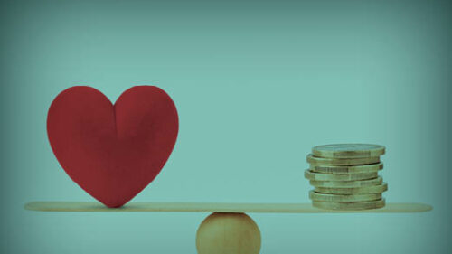 Balancing money and heart