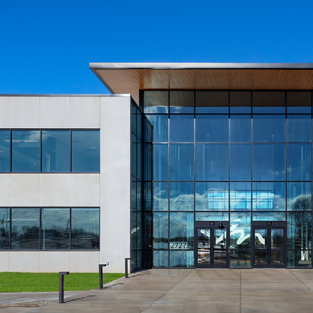 Exterior of the Holmes Murphy Waukee office entrance